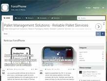 Tablet Screenshot of foroiphone.com